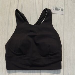 Lululemon wunder train long line bra tank black